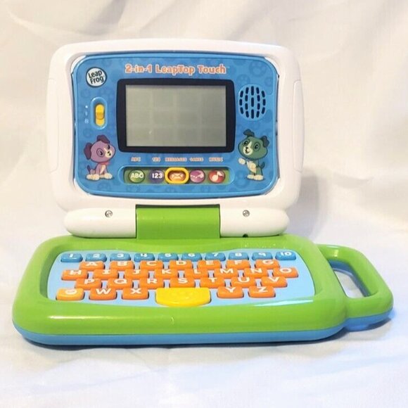 Leapfrog Other - Leapfrog 2 in 1 Leaptop Touch Blue Green Kids Laptop